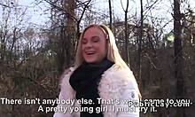 Homemade outdoor sex with a Czech girl in POV